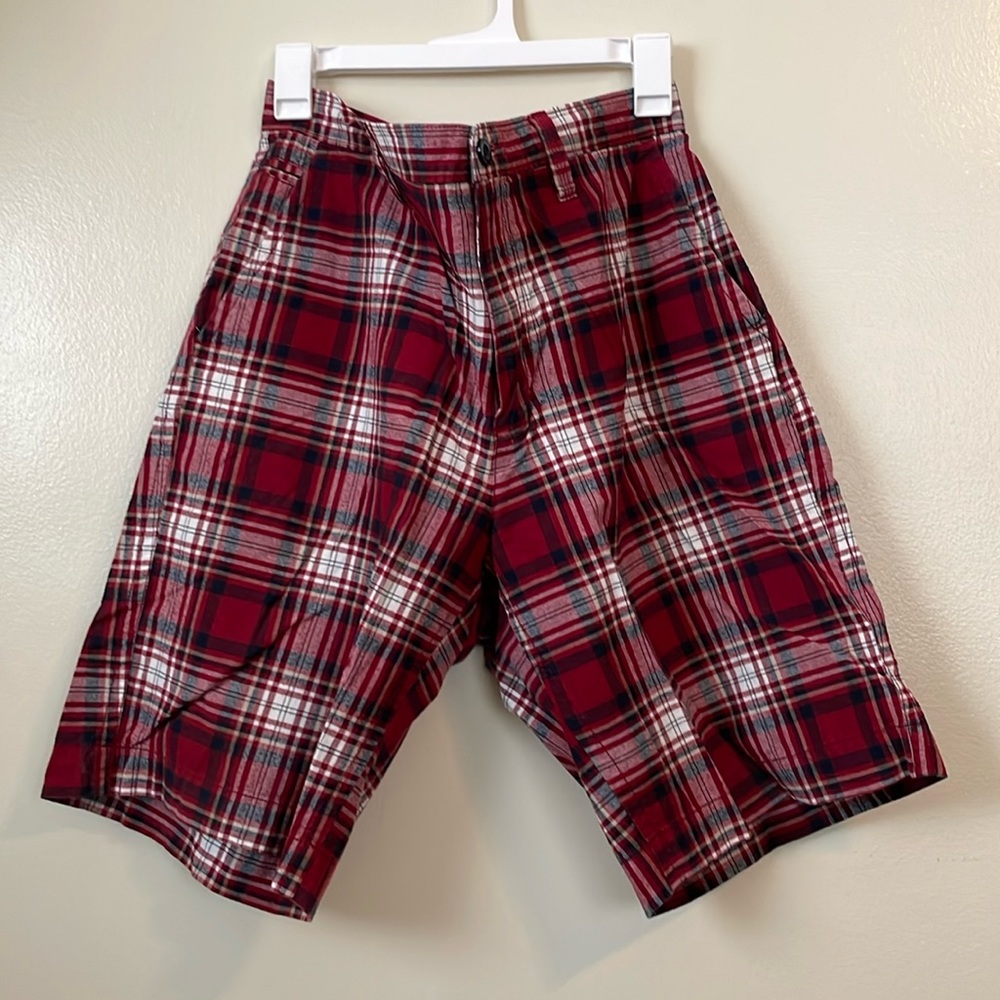 Mens plaid shorts